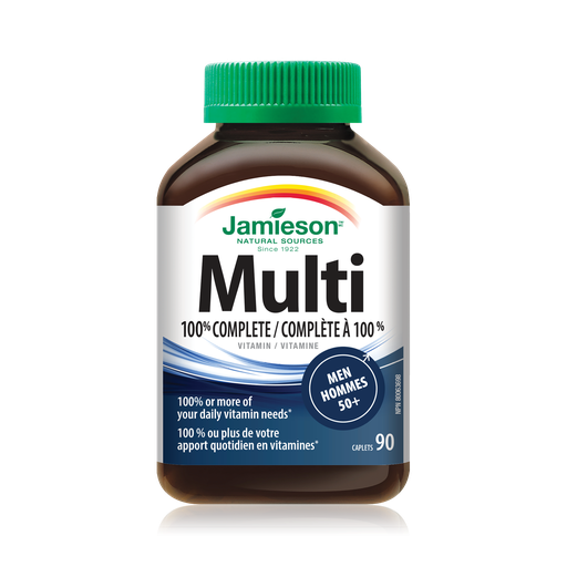 [200482] Jamieson 100% COMPLETE MULTIVITAMIN | MEN 50+ №90 капсул - Jamieson Laboratories Ltd (CAN)